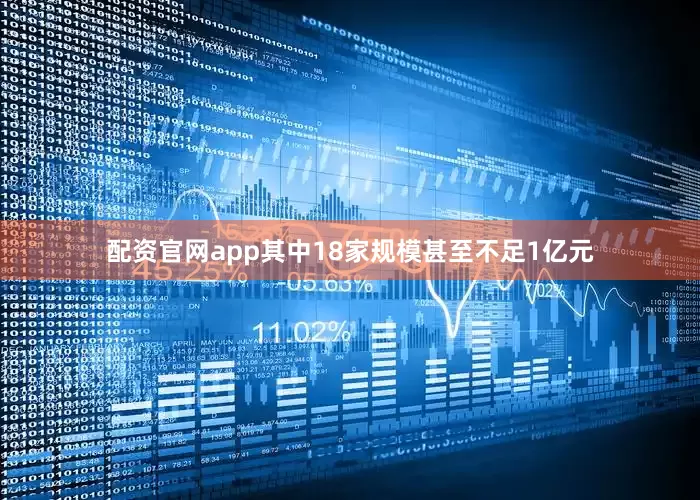 配资官网app其中18家规模甚至不足1亿元
