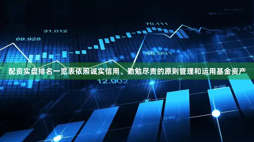 配资实盘排名一览表依照诚实信用、勤勉尽责的原则管理和运用基金资产